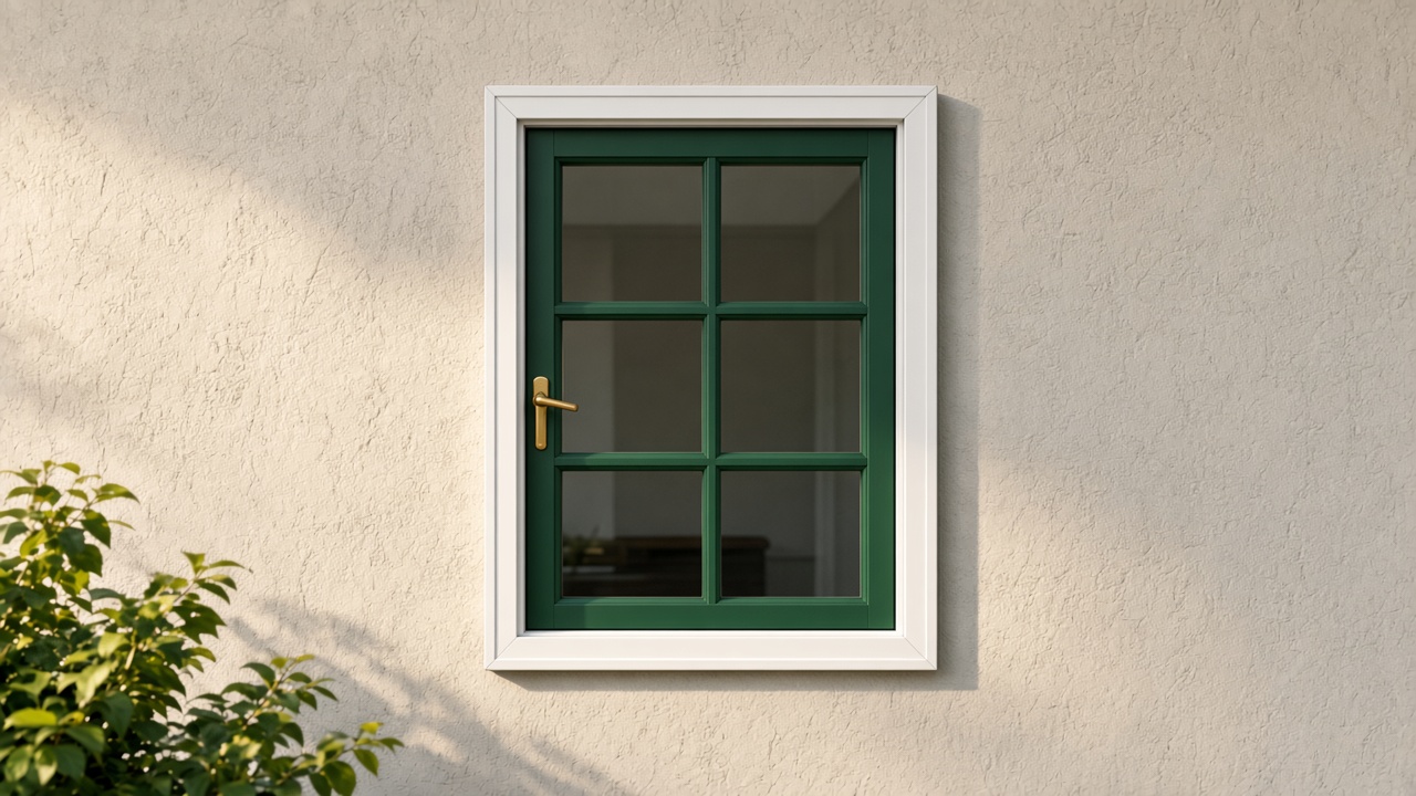 Fenster nach der Aluverkleidung.